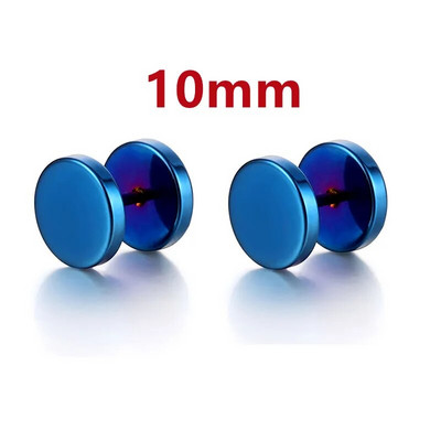 Μόδα Μαύρα Μπλε Ανδρικά Κοσμήματα Σκουλαρίκια με αλτήρες Punk Gothic Γυναικεία Ανδρικά σκουλαρίκια με μπάρα για κοσμήματα πάρτι