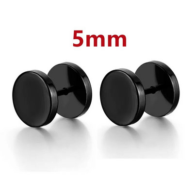 Μόδα Μαύρα Μπλε Ανδρικά Κοσμήματα Σκουλαρίκια με αλτήρες Punk Gothic Γυναικεία Ανδρικά σκουλαρίκια με μπάρα για κοσμήματα πάρτι