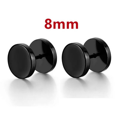 Μόδα Μαύρα Μπλε Ανδρικά Κοσμήματα Σκουλαρίκια με αλτήρες Punk Gothic Γυναικεία Ανδρικά σκουλαρίκια με μπάρα για κοσμήματα πάρτι