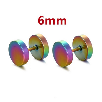 Μόδα Μαύρα Μπλε Ανδρικά Κοσμήματα Σκουλαρίκια με αλτήρες Punk Gothic Γυναικεία Ανδρικά σκουλαρίκια με μπάρα για κοσμήματα πάρτι