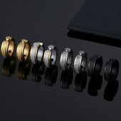 Γυναικεία σκουλαρίκια με κλιπ από ανοξείδωτο ατσάλι για άντρες Huggie Ear non-piercing Υποαλλεργικά κλιπ για σκουλαρίκια