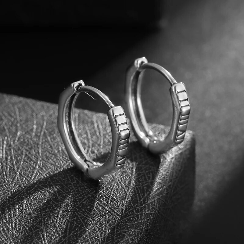 Retro punk romėniški auskarai vyrams ir moterims Madingi hiphopo hipoalerginiai auskarai madingi papuošalai dovanos