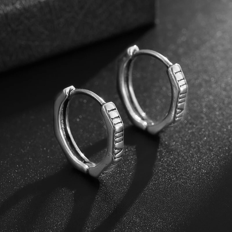 Retro punk romėniški auskarai vyrams ir moterims Madingi hiphopo hipoalerginiai auskarai madingi papuošalai dovanos