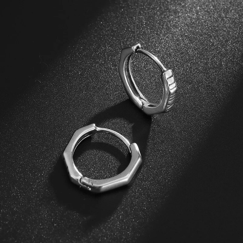 Retro punk romėniški auskarai vyrams ir moterims Madingi hiphopo hipoalerginiai auskarai madingi papuošalai dovanos