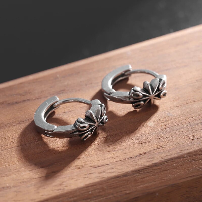 Retro posrebrene križne naušnice Hipoalergene punk naušnice Muškarci Žene Popularni hip hop nakit Pokloni