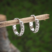 Võluvad keerutatud vasest kõrvarõngad hüpoallergeensed rõngaskõrvarõngad meestele ja naistele Klassikalised vabaaja moepeoehted Kingitused