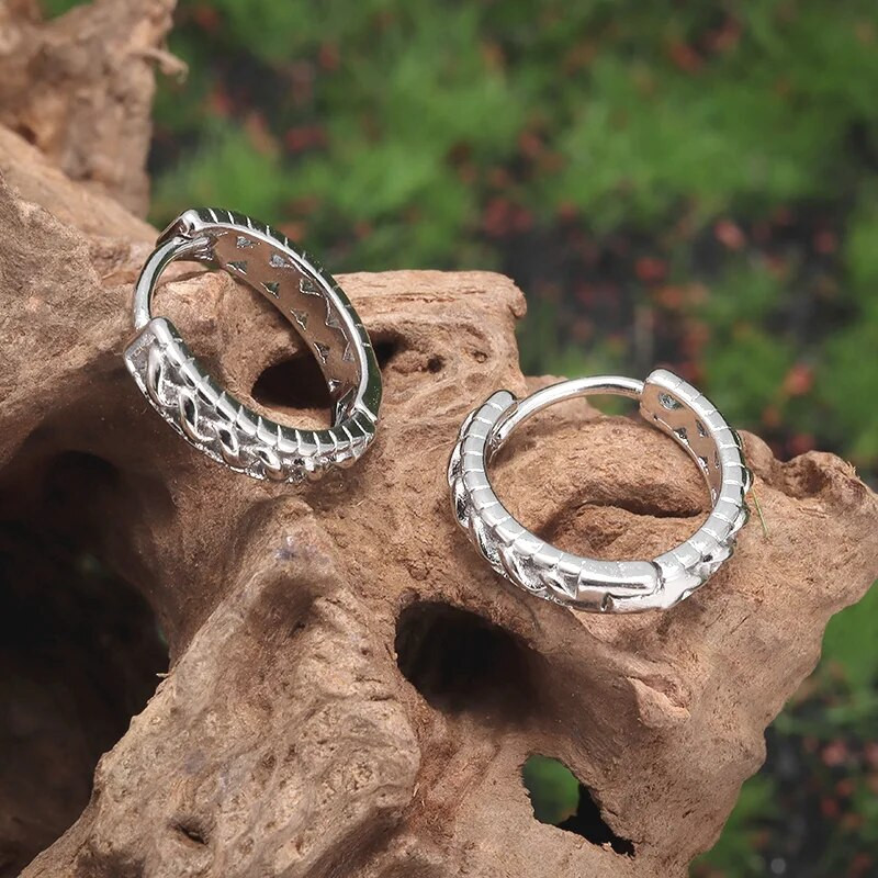 Võluvad keerutatud vasest kõrvarõngad hüpoallergeensed rõngaskõrvarõngad meestele ja naistele Klassikalised vabaaja moepeoehted Kingitused