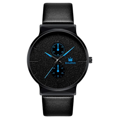 Ceasuri de lux pentru bărbați de top Ceasuri sport pentru bărbați, piele electronică, neagră, cu ceas de mână, cadouri, modă și ocazional