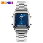 Ανδρικά ρολόγια χειρός SKMEI 1220 Luxury Quartz Casual Dual Time Sport Ηλεκτρονικό αδιάβροχο ψηφιακό ανδρικό ρολόι 1612 relogio masculino