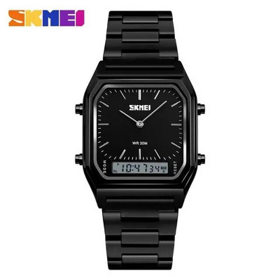 Ανδρικά ρολόγια χειρός SKMEI 1220 Luxury Quartz Casual Dual Time Sport Ηλεκτρονικό αδιάβροχο ψηφιακό ανδρικό ρολόι 1612 relogio masculino