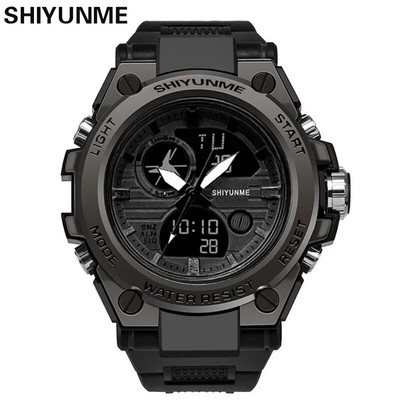 SHIYUNME Brand G Style Meeste digitaalne kell Shock sõjaväe spordikellad Mood veekindel elektrooniline käekell meeste 1808A