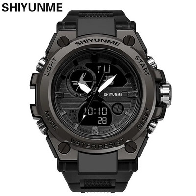 SHIYUNME Brand G Style Meeste digitaalne kell Shock sõjaväe spordikellad Mood veekindel elektrooniline käekell meeste 1808A