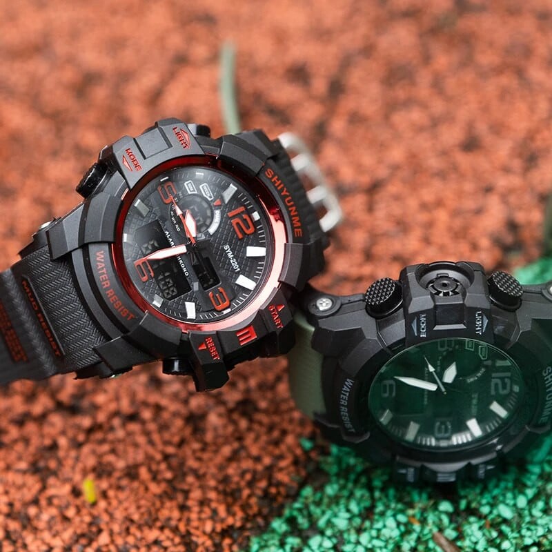 Στρατιωτικό ρολόι SHIYUNME Style G Ανδρικά Αθλητικά ρολόγια LED Digital Shock Ανδρικά Αδιάβροχα Ηλεκτρονικά Ανδρικά ρολόγια χειρός 2201