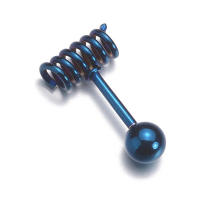 Mini cercei din oțel inoxidabil, bijuterii de modă, șuruburi mici de primăvară, punk cu șuruburi, piercing pentru cartilaj, cercei cu bile, cadouri