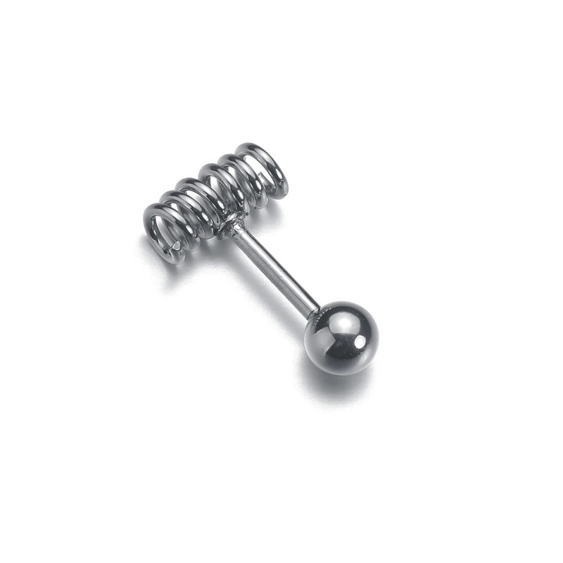 Roostevabast terasest minikõrvarõngad moeehted Väikesed kevadised kõrvaklapid Punk-tagasi keeratavad kõhred augustavad kuulkõrvarõngad kingitused