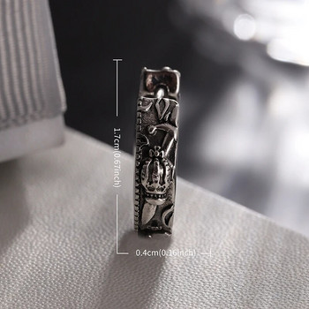 Ретро кръстосани обеци с халки Хипоалергенни обеци за мъже и жени Персонализирани готически модни бижута