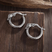 Hip Hop Viking Dragon Vintage Street Tail Snake Kõrvarõngad Põhjamaade meeste Aasta Stud Kõrvarõngad Mootorratta rokk Amulett Ehted Kingitus