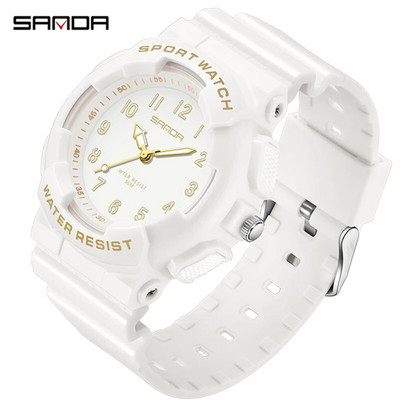 SANDA 6094 2023 uus käekell noortele tudengitele vabaaja värsked elektroonilised kellad kvartsmood mitmekülgne veekindel Unisex käekell