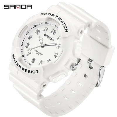 SANDA 6094 2023 uus käekell noortele tudengitele vabaaja värsked elektroonilised kellad kvartsmood mitmekülgne veekindel Unisex käekell