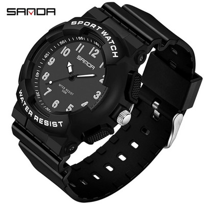 SANDA 6094 2023 uus käekell noortele tudengitele vabaaja värsked elektroonilised kellad kvartsmood mitmekülgne veekindel Unisex käekell