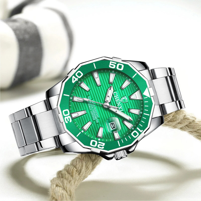 CHENXI 8205 moesuundade looja kvarts Creative veekindel meeste käekell meeste elektrooniline Hiina käekell Montre Sport