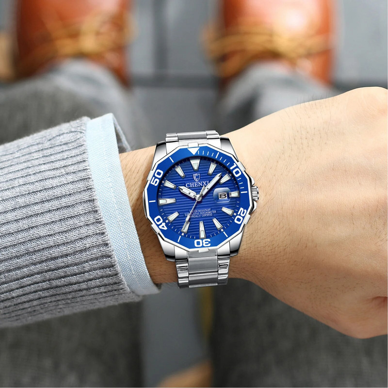 CHENXI 8205 moesuundade looja kvarts Creative veekindel meeste käekell meeste elektrooniline Hiina käekell Montre Sport