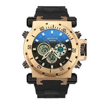 STRYVE Топ марка оригинални мъжки часовници луксозни електронни ръчни часовници водоустойчив военен цифров часовник модни подаръци за мъже