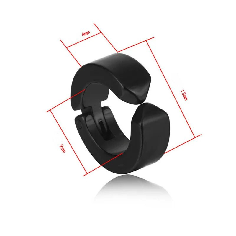 1 par cool stezaljki za naušnice od nehrđajućeg čelika za prekrasne naušnice bez piercinga koje ne zahtijevaju bušenje