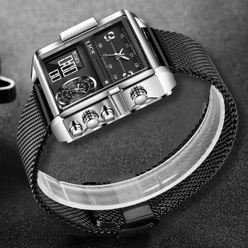 LIGE мъжки цифров часовник военен спортен двоен дисплей голям часовник моден водоустойчив електронен ръчен часовник Relogio Masculino