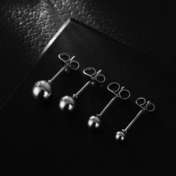 Σκουλαρίκια από ανοξείδωτο ατσάλι με απλό σχέδιο για άνδρες Γυναικεία Κοσμήματα με σκουλαρίκι τρυπήματος