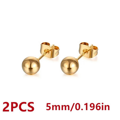 Vienkārša dizaina krelles, nerūsējošā tērauda auskari vīriešiem, sieviešu pamata pīrsingu auskaru rotaslietas