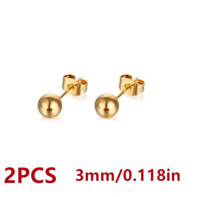 Vienkārša dizaina krelles, nerūsējošā tērauda auskari vīriešiem, sieviešu pamata pīrsingu auskaru rotaslietas