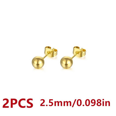 Vienkārša dizaina krelles, nerūsējošā tērauda auskari vīriešiem, sieviešu pamata pīrsingu auskaru rotaslietas