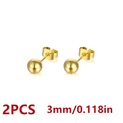 Vienkārša dizaina krelles, nerūsējošā tērauda auskari vīriešiem, sieviešu pamata pīrsingu auskaru rotaslietas