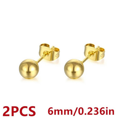 Vienkārša dizaina krelles, nerūsējošā tērauda auskari vīriešiem, sieviešu pamata pīrsingu auskaru rotaslietas