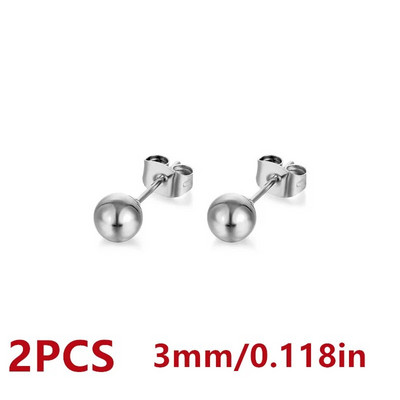 Vienkārša dizaina krelles, nerūsējošā tērauda auskari vīriešiem, sieviešu pamata pīrsingu auskaru rotaslietas