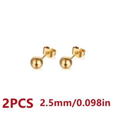 Vienkārša dizaina krelles, nerūsējošā tērauda auskari vīriešiem, sieviešu pamata pīrsingu auskaru rotaslietas