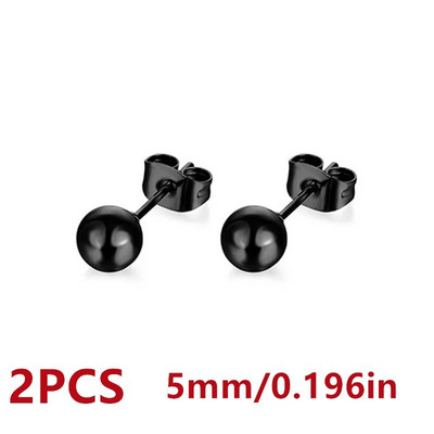 Vienkārša dizaina krelles, nerūsējošā tērauda auskari vīriešiem, sieviešu pamata pīrsingu auskaru rotaslietas