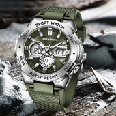 „LIGE“ vyriškas skaitmeninis laikrodis, karinis sportinis plaukimo didieji laikrodžiai, madingi 50M vandeniui atsparus elektroninis rankinis vyriškas laikrodis „Relogios Masculino“