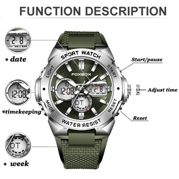 LIGE мъжки дигитален часовник военен спортен плувен голям часовник моден 50M водоустойчив електронен ръчен часовник Relogios Masculino