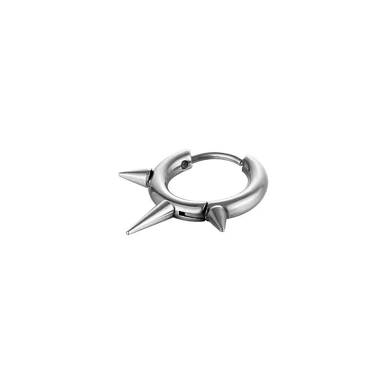 Punk σκουλαρίκια από ανοξείδωτο ατσάλι για άντρες Γυναικεία σκουλαρίκι για τρύπημα Punk Dangle Spikes