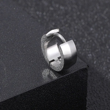 Σκουλαρίκια από ανοξείδωτο ατσάλι Titanium Steel Simple Trendy Ανδρικά σκουλαρίκια Ear Bone αγκράφα