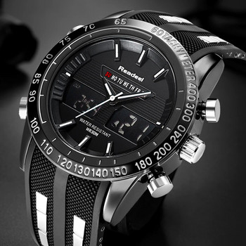 Readeel марка спортен часовник мъжки часовници топ марка луксозен мъжки ръчен часовник водоустойчив LED електронен цифров мъжки relogio masculino