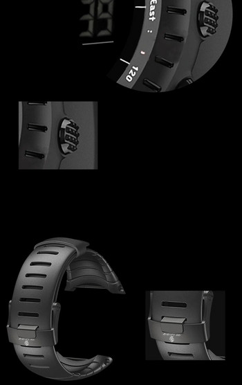 SENORS Outdoor Ανδρικά Ρολόγια Αθλητικό Ψηφιακό Γυναικείο Στρατιωτικό Ρολόι Ανδρικό Ρολόι Μόδα Ρολόι χειρός Λουράκι σιλικόνης LED Ηλεκτρονικό