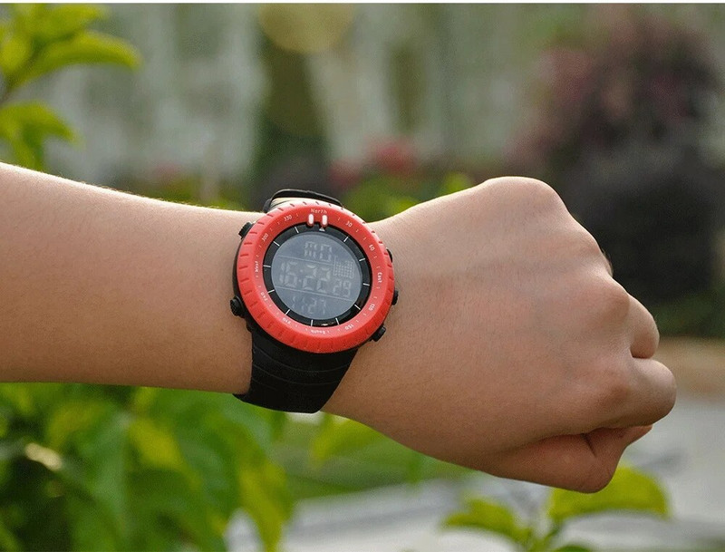 SENORS lauko vyriški laikrodžiai sportinis skaitmeninis moteriškas karinis laikrodis Vyriškas laikrodis Madingas rankinis laikrodis silikoninis dirželis LED laikrodis elektroninis