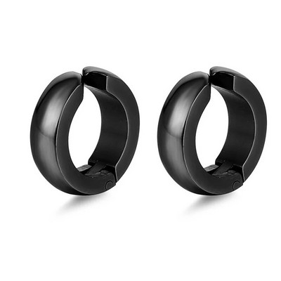 Uus moodne roostevabast terasest sinine ümmargune kõrvamansett naistele meestele peoehted kinnitusklamber kõrvarõngastele, kõrvarõngaste kingitused