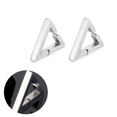 Uus moodne roostevabast terasest sinine ümmargune kõrvamansett naistele meestele peoehted kinnitusklamber kõrvarõngastele, kõrvarõngaste kingitused