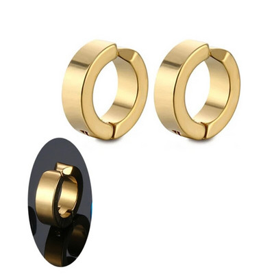 Uus moodne roostevabast terasest sinine ümmargune kõrvamansett naistele meestele peoehted kinnitusklamber kõrvarõngastele, kõrvarõngaste kingitused