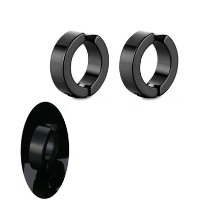 Uus moodne roostevabast terasest sinine ümmargune kõrvamansett naistele meestele peoehted kinnitusklamber kõrvarõngastele, kõrvarõngaste kingitused