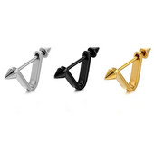 Σκουλαρίκια Punk Pierced από ανοξείδωτο ατσάλι για άνδρες Γυναικεία Gothic Arrow Piercing σκουλαρίκι διάτρησης κοσμήματα Δήλωση αξεσουάρ